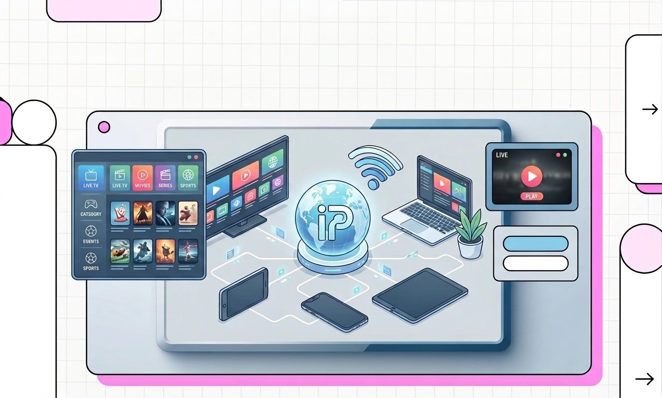IPVIZO premium IPTV subscription on multiple devices